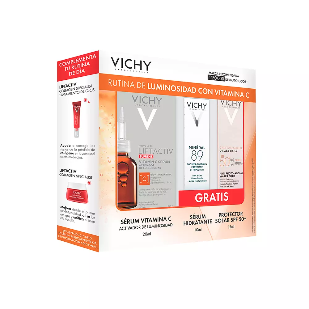 Kit Vitamina C Vichy – Iluminación, Hidratación y Protección UV