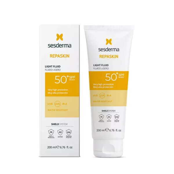 Protector solar corporal Repaskin Fluido Ligero Sesderma 200ml