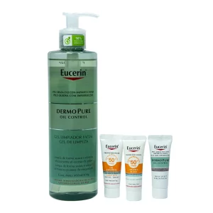 Kit DermoPure Oil Control Limpiador 400 ml GRATIS Sérum + Protector Solar