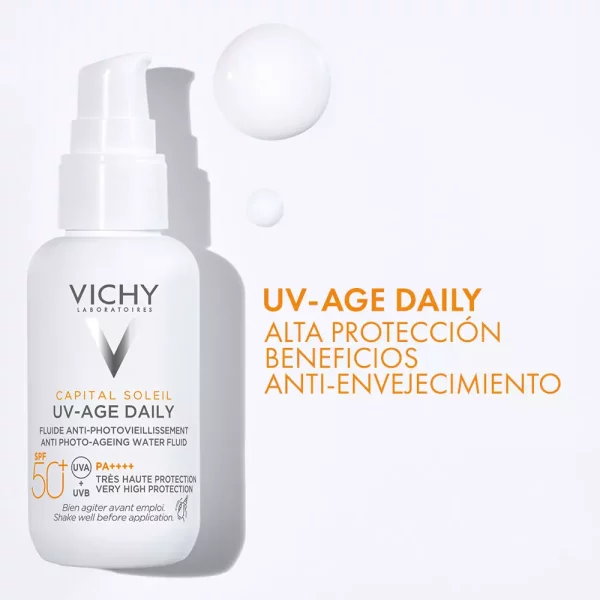 Kit Vichy Capital Soleil Uv Age 40ml + Agua Termal 50ml - Imagen 2
