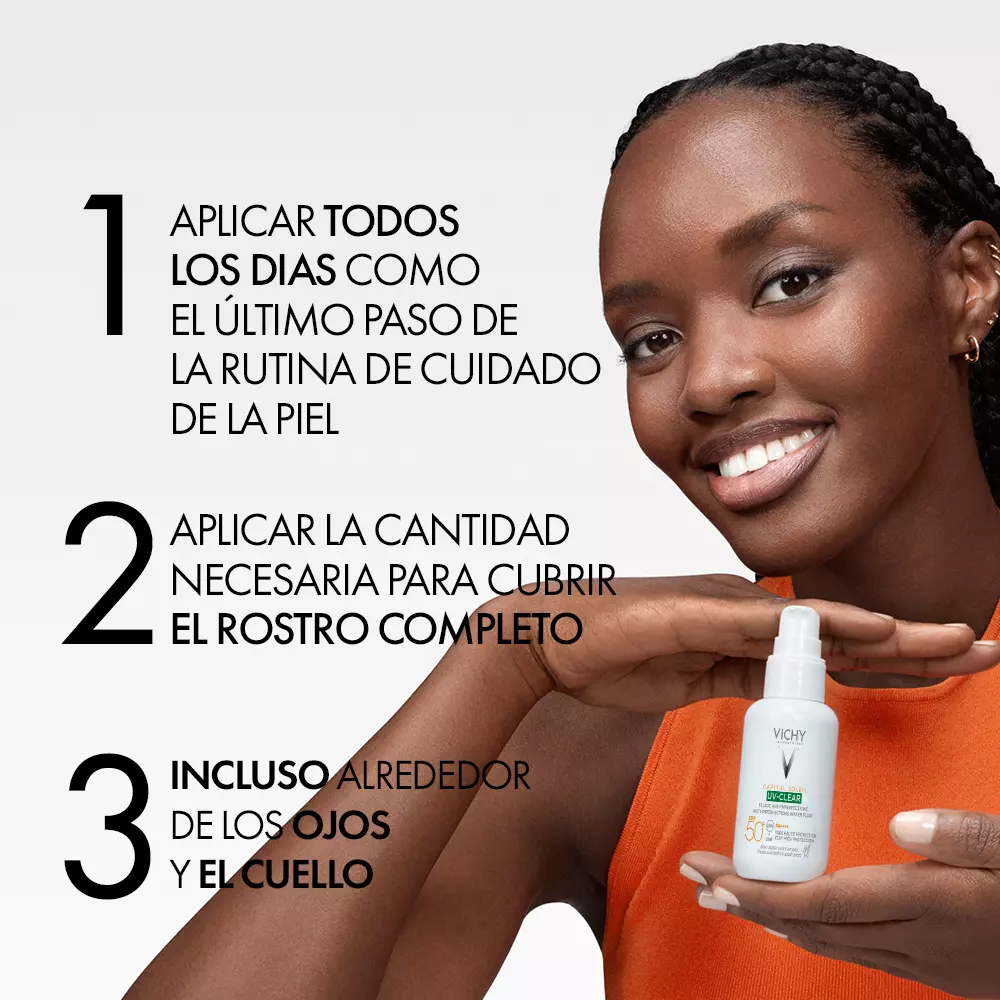Kit Vichy Capital Soleil UV Clear SPF 50+ + Normaderm Gel Limpiador