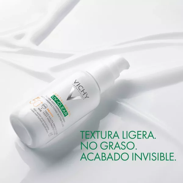 Kit Vichy Capital Soleil UV Clear SPF 50+ + Normaderm Gel Limpiador