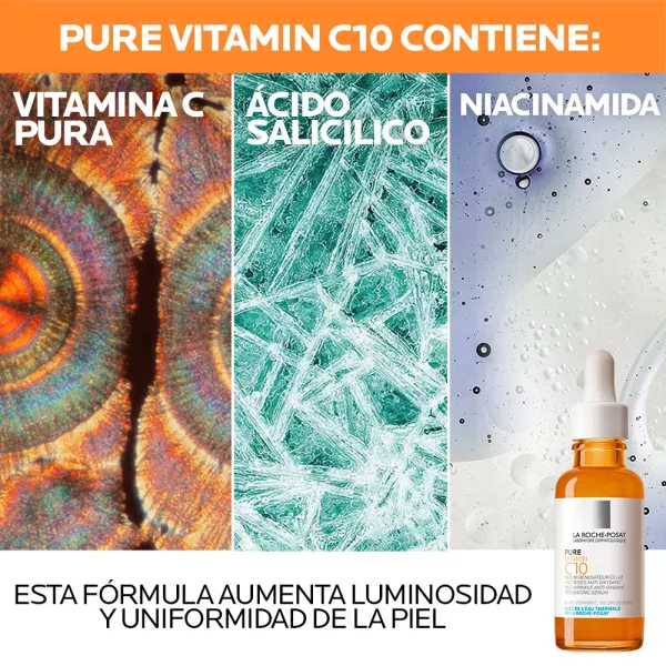 Kit Vitamina C10 30ml + Mini C10 10ml + Anthelios UVMUNE 400 15ml | La Roche-Posay