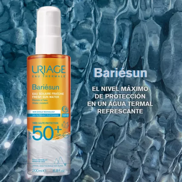 Uriage Bariesun Agua Solar SPF50+ | Protección ligera y fresca