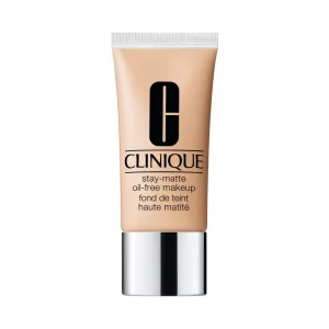 Clinique Stay-Matte Oil-Free Makeup tono CN 52 Neutral, base líquida sin aceites para piel grasa con acabado mate