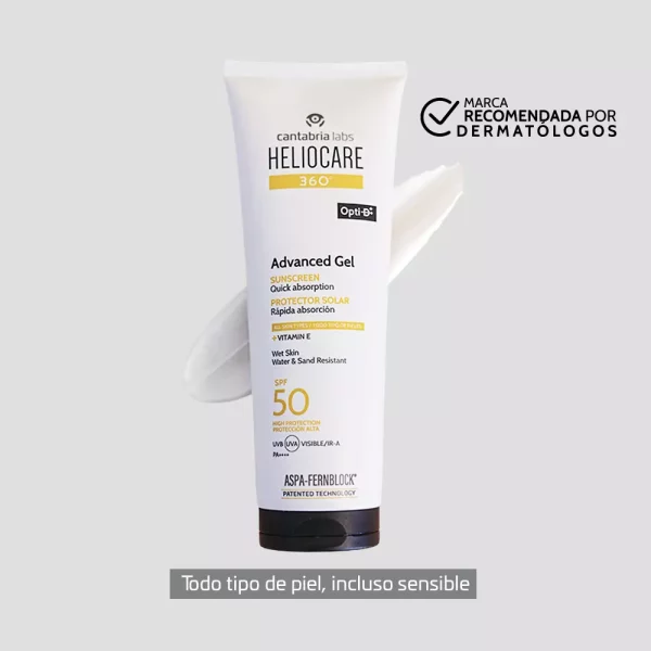 Protector solar Heliocare 360° Advanced Gel SPF 50+ de 250ml - Imagen 3