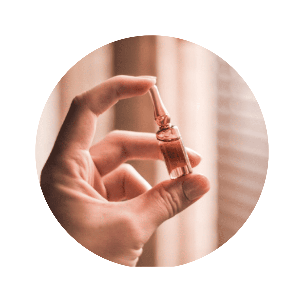 Ampolla de vitamina C para uso dermocosmetico