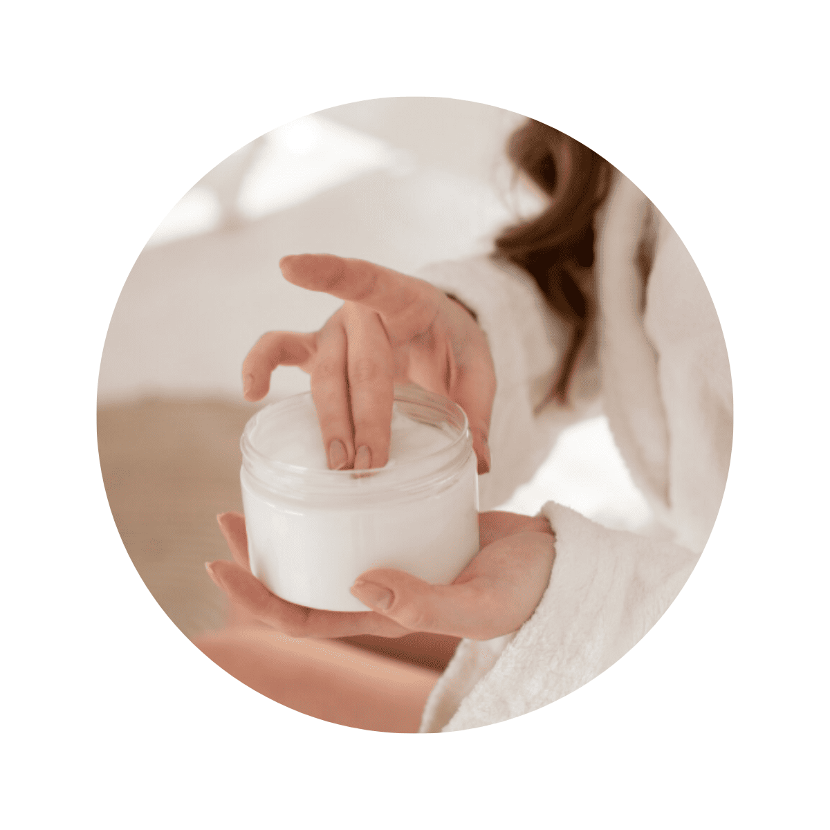Crema hidratante facial con compuesto de vitamina C