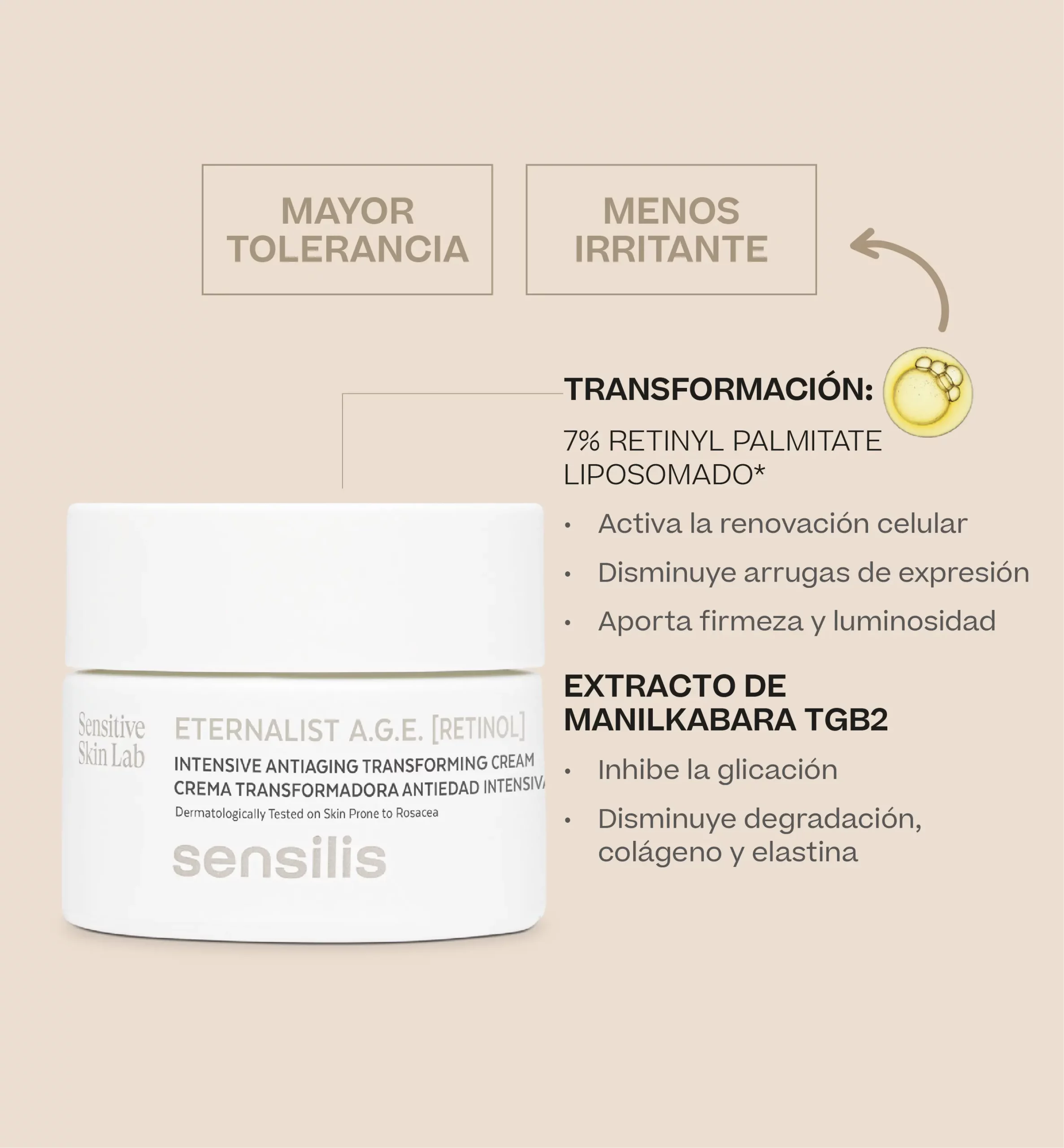 Sensilis Eternalist A.G.E. Retinol Gel-Crema 50 ml - Imagen 3