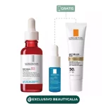 Kit La Roche Posay Antiedad: Retinol B3 Sérum + Hyalu B5 Sérum + Anthelios Age Correct SPF 50
