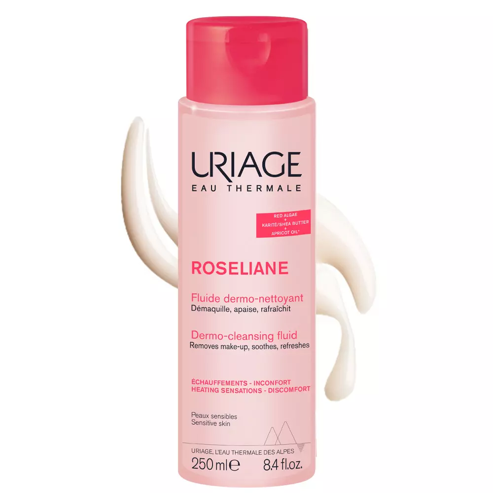 LimpiadorRosellianeDesmaquillante (4) Uriage Roseliane Dermo-Limpiador 250 ml - Imagen 1