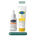 Cetaphil Rutina Luminosidad: Vitamin C Serum 30ml + Protector Solar Sun Gel Ligero con Color 50ml