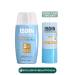 ISDIN Rutina Fotoprotección Infantil: Fusion Water Magic Pediatrics SPF 50 50ml + Pediatrics Stick SPF 50 10g