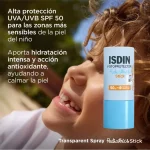 ISDIN Rutina Fotoprotección Infantil: Fusion Water Magic Pediatrics SPF 50 50ml + Pediatrics Stick SPF 50 10g - Imagen 5