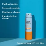 ISDIN Rutina Fotoprotección: Fusion Water Magic SPF 50 50ml + Regalo Transparent Spray Wet Skin 100ml - Imagen 4