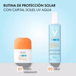 VICHY Capital Soleil UV Aqua Spray Invisible SPF50 200ml - Imagen 5