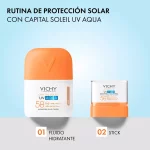 VICHY Capital Soleil UV Aqua Fluido con Color SPF50 50ml - Imagen 4