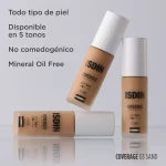 ISDIN Coverage Base de Maquillaje tono 3.0 Sand SPF50+ 30g - Imagen 3