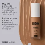 ISDIN Coverage Base de Maquillaje tono 4.0 Golden SPF50+ 30g - Imagen 2