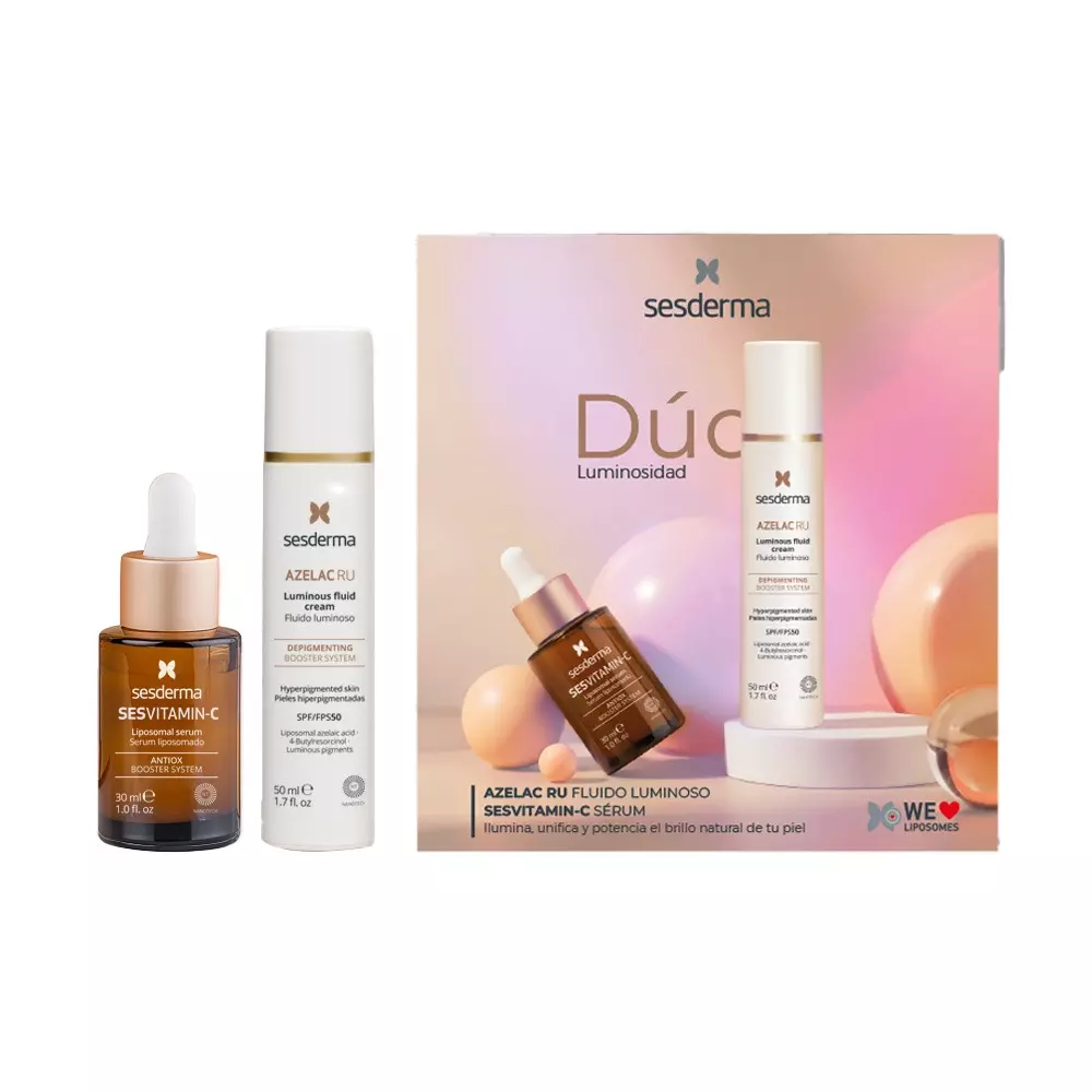 KitLuminosidadSesderma Sesderma Dúo Luminosidad: Azelac RU Fluido Luminoso 50ml + Sesvitamin-C Sérum 30ml - Imagen 1